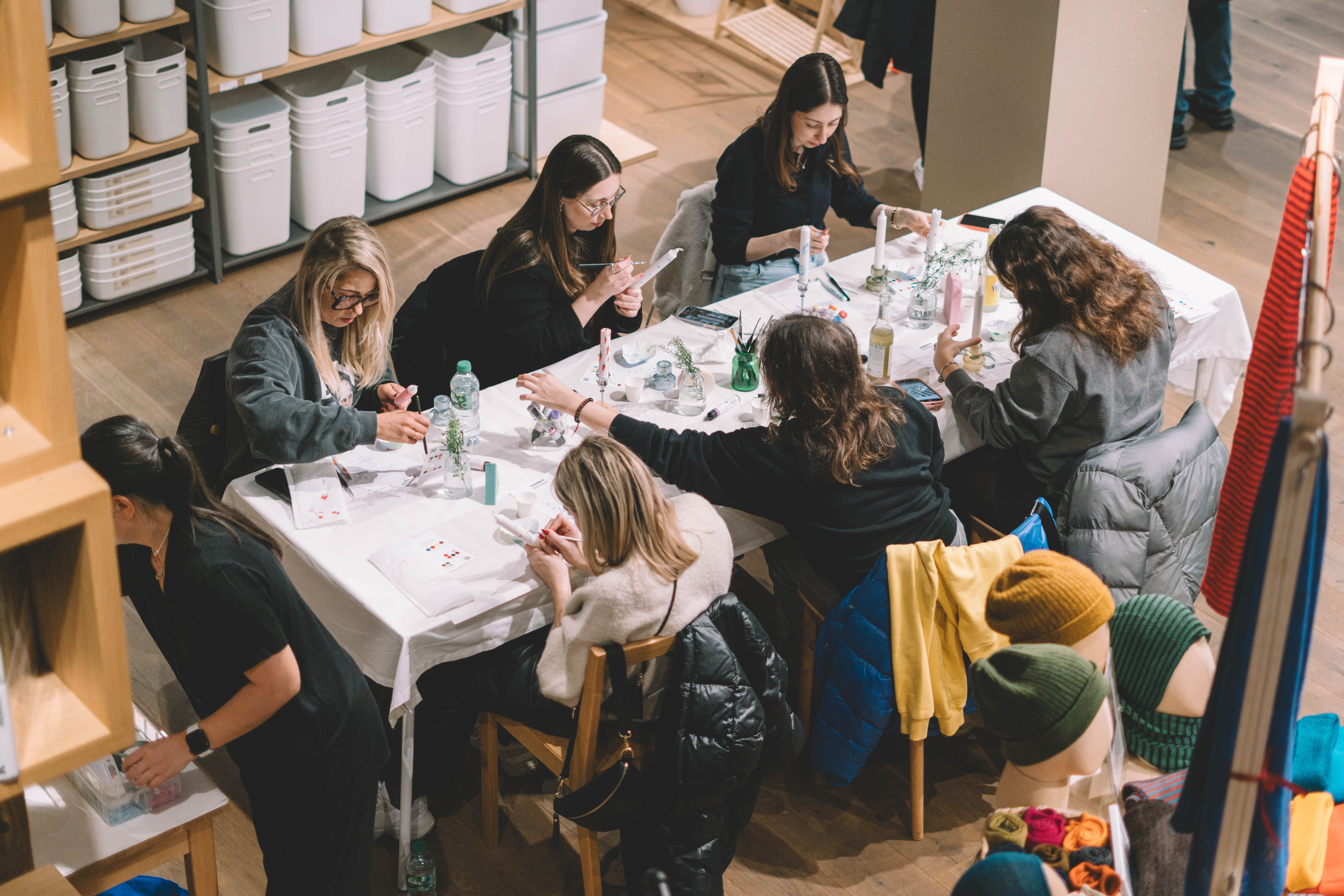 creative workshops, team building events, candle making, group activities, alcohol free activities, things to do in berlin, corporate events, relaxing, crafting